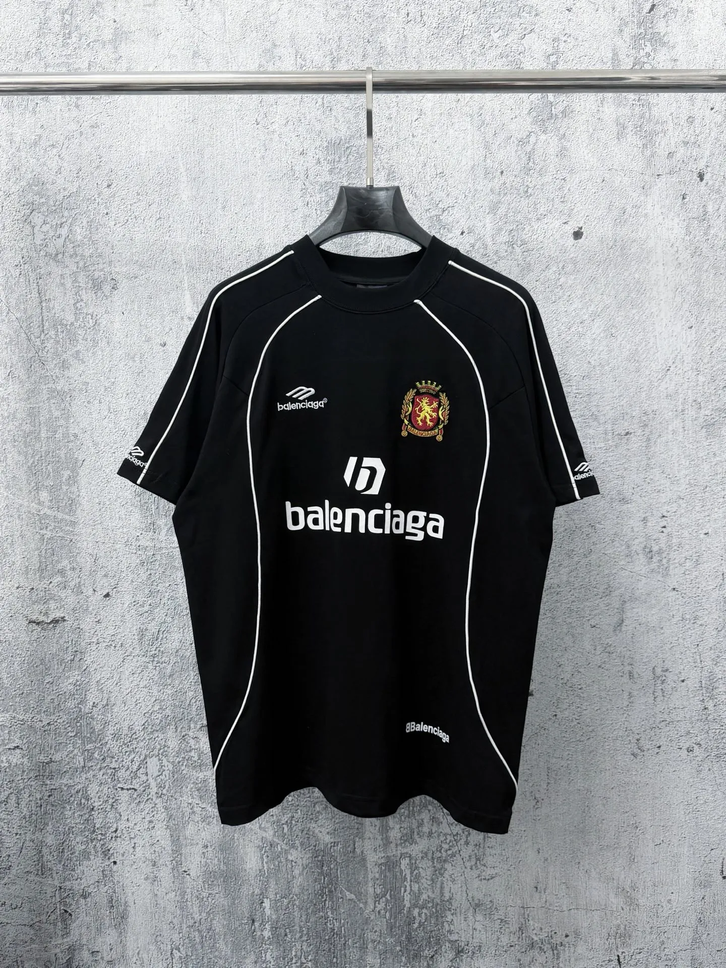 【BALENCIAGA】 New Arrival 10 T 。 、Logo 280g Same Style ：Black Size：XS L